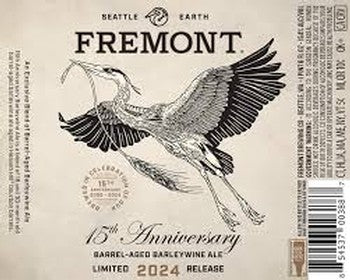 Fremont 15th Anniversary Barleywine 22oz Bottle