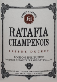 Champagne Fresne-Ducret Ratafia Champenois 750mL