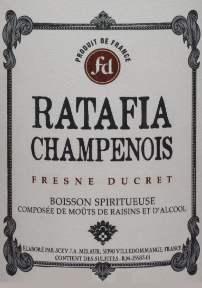 Champagne Fresne-Ducret Ratafia Champenois 750mL