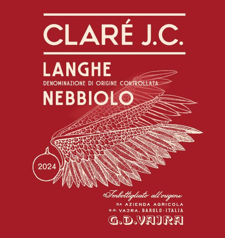 G.D. Vajra Langhe Clare J.C. Nebbiolo 2025