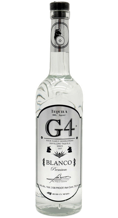 G4 Blanco Tequila 108 High Proof 750mL