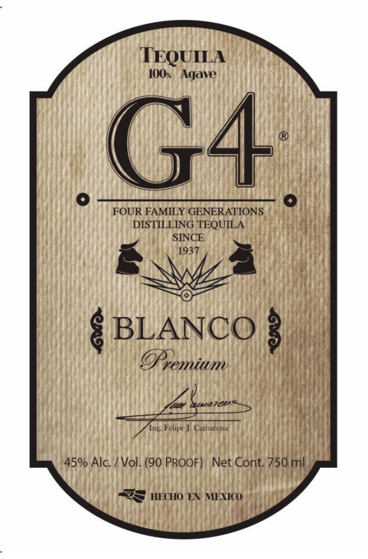 G4 Blanco de Madera Tequila 750mL