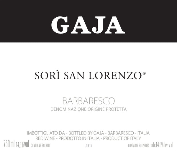 Gaja Sori San Lorenzo 2017