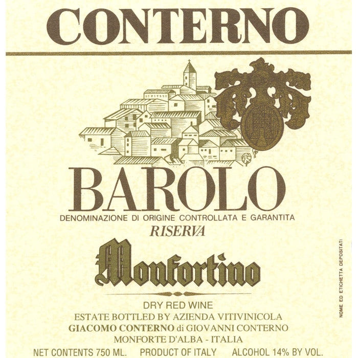 Giacomo Conterno Monfortino Barolo Riserva DOCG 2019