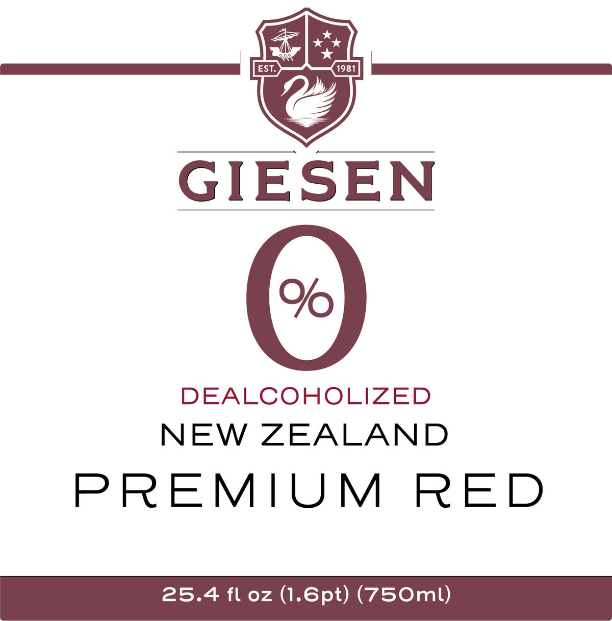 Giesen Zero Non Alcoholic Marlborough Red Blend