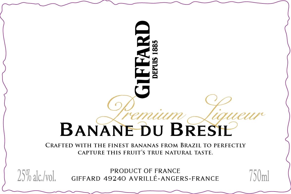 Giffard Banane du Bresil Liqueur 750mL