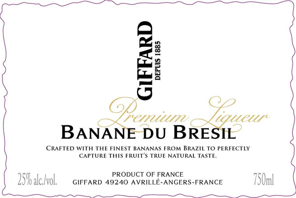 Giffard Banane du Bresil Liqueur 750mL