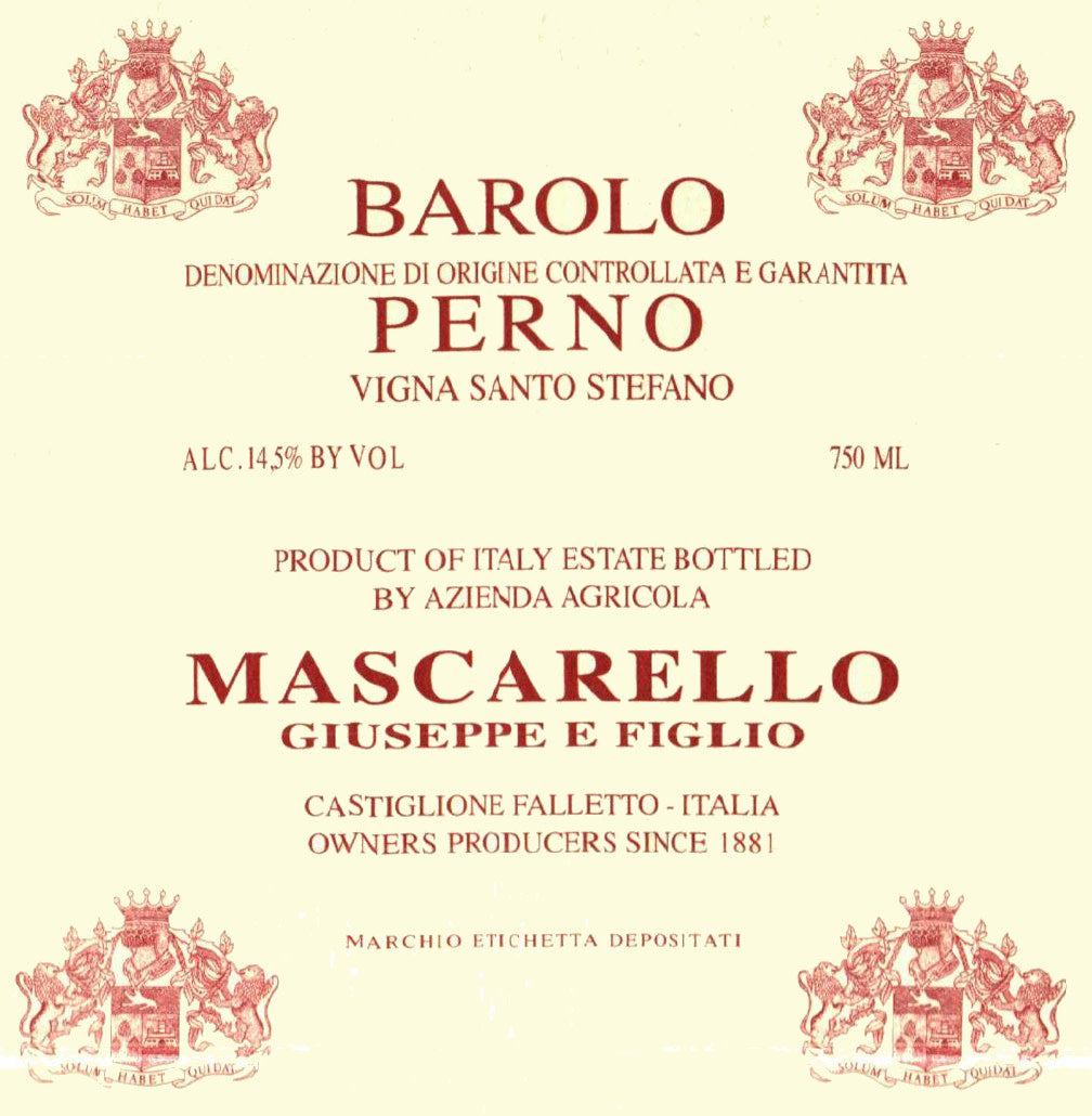 Giuseppe Mascarello & Figlio Monprivato Barolo 2021