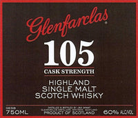 Glenfarclas 105 Cask Strength Single Malt Scoth 750mL