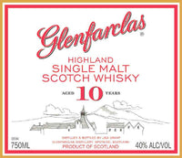 Glenfarclas 10 Year Single Malt Scotch 750mL