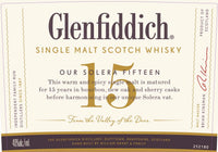 Glenfiddich 15 Year Old Solera Reserve Single Malt Scotch Whisky 750mL
