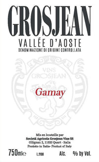 Grosjean Freres Vallee D'Aoste Gamay 2020