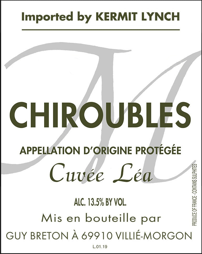 Guy Breton Chiroubles Cuvee Lea 2019