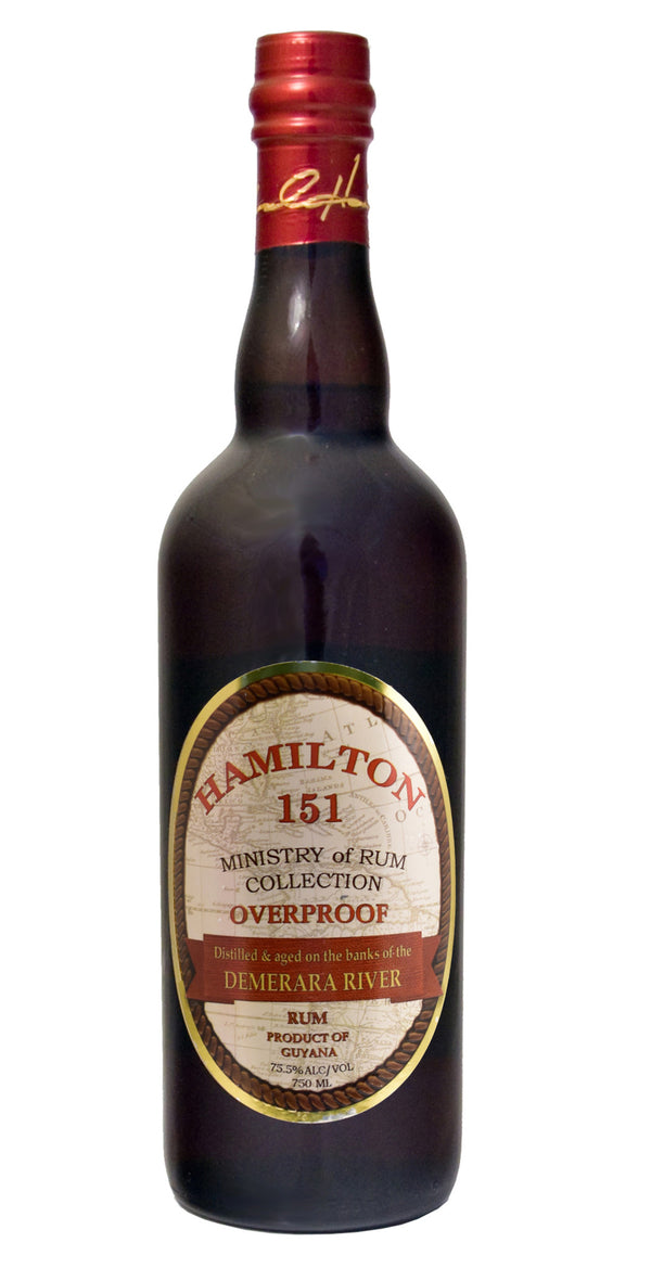 Hamilton Demerara Overproof Rum 750mL