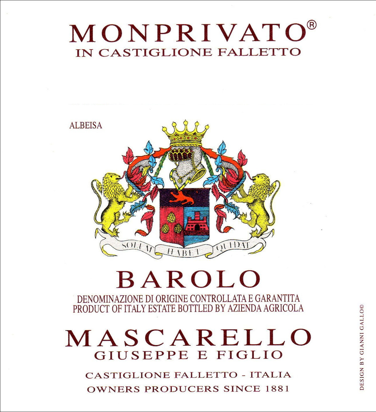 Giuseppe Mascarello & Figlio Monprivato Barolo 2015