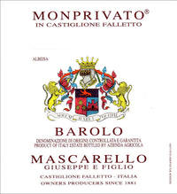 Giuseppe Mascarello & Figlio Monprivato Barolo 2015