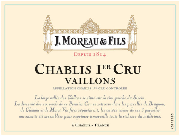 J. Moreau Chablis Premier Cru Fourchaume 2019