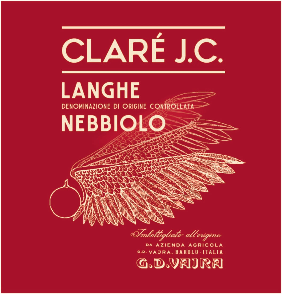 G.D. Vajra Langhe Clare J.C. Nebbiolo 2025