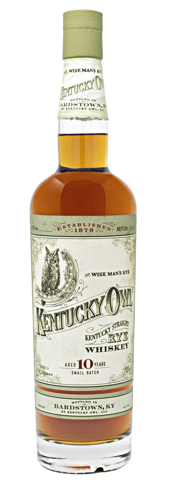 Kentucky Owl The Wiseman Rye Whiskey 750mL