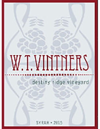 WT Vintners Gorgeous Syrah 2018