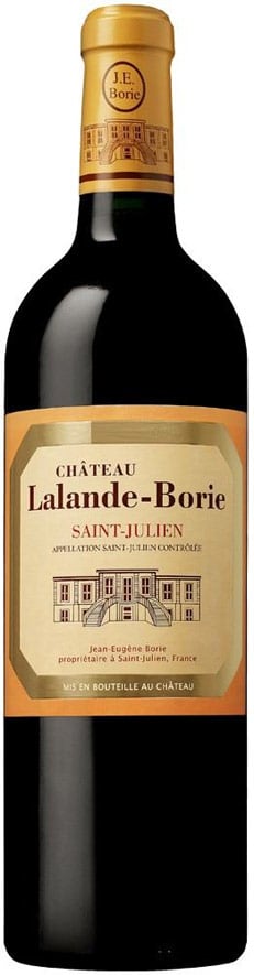 Château Lalande-Borie wine bottle with label
