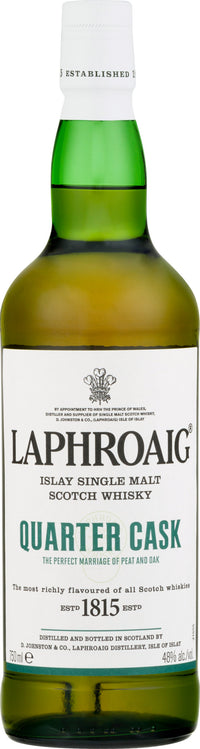 Laphroaig Quarter Cask Single Malt Scotch 750mL