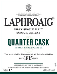 Laphroaig Quarter Cask Single Malt Scotch 750mL