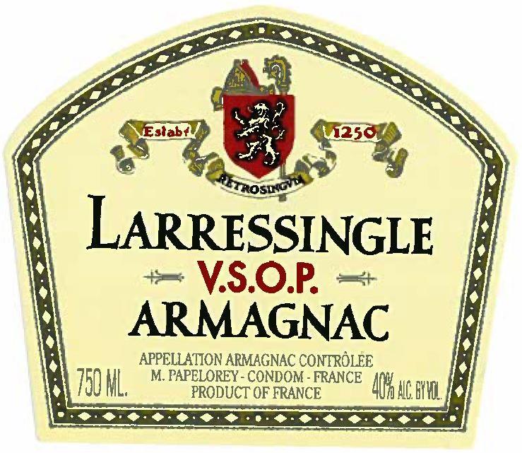Larressingle VSOP Armagnac 750mL