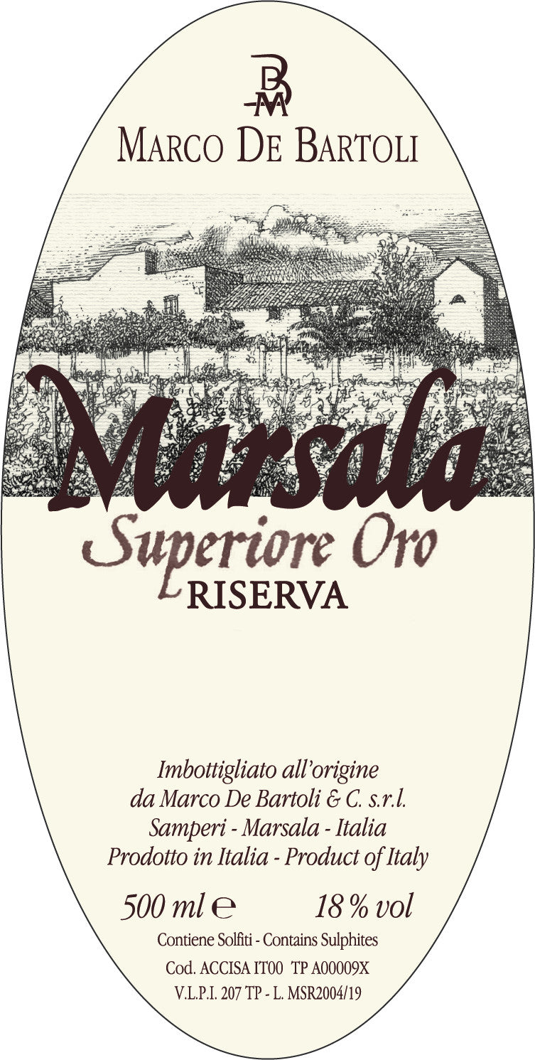 Marco De Bartoli Marsala Superiore Ore Reserva 2009