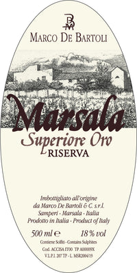 Marco De Bartoli Marsala Superiore Ore Reserva 2009