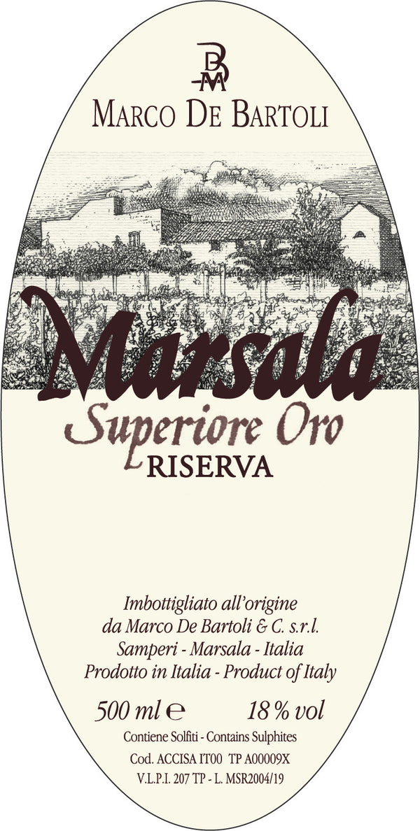 Marco De Bartoli Marsala Superiore Ore Reserva 2009