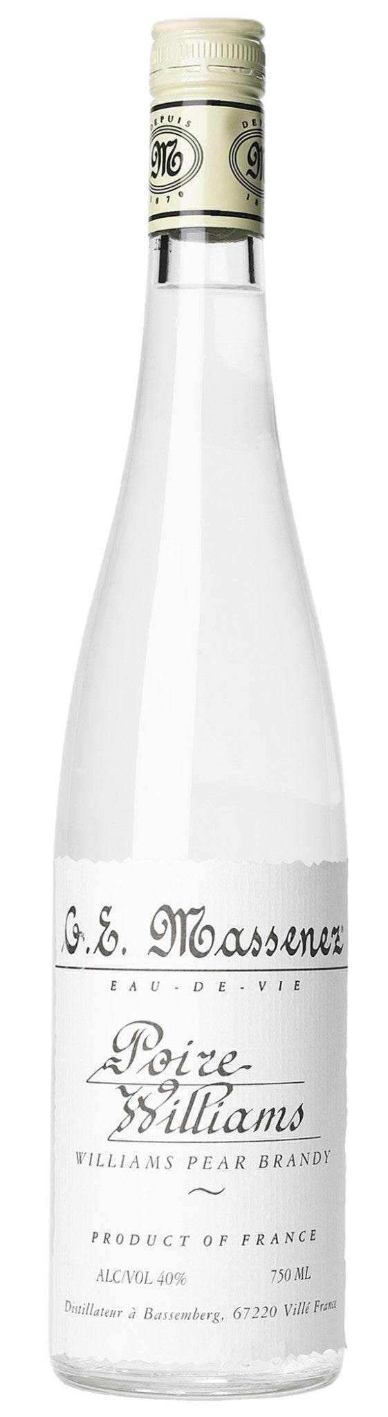 Massenez Poire Williams Pear Brandy 750mL