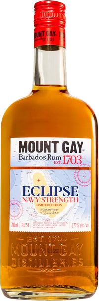 Mount Gay Eclipse Gold Navy Strength Rum 750mL
