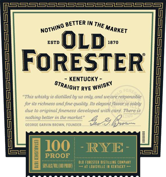 Old Forester Rye Whiskey 1 Liter