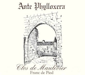 Marc Plouzeau Touraine Clos de Maulevrier Ante Phylloxera 2017