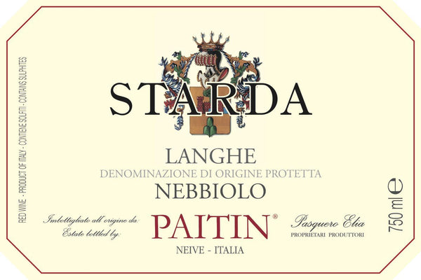 Paitin Starda Langhe Nebbiolo 2019