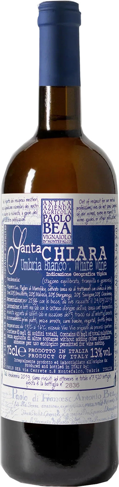Paolo Bea Santa Chiara Bianco Umbria IGT 2020