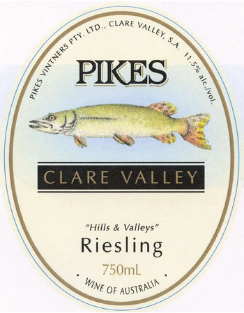 Pikes Hills and Valleys Riesling 2021