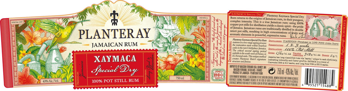 Planteray Xaymaca Special Dry Rum 750mL