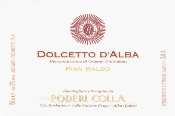Poderi Colla Dolcetto d'Alba Pina Balbo 2022