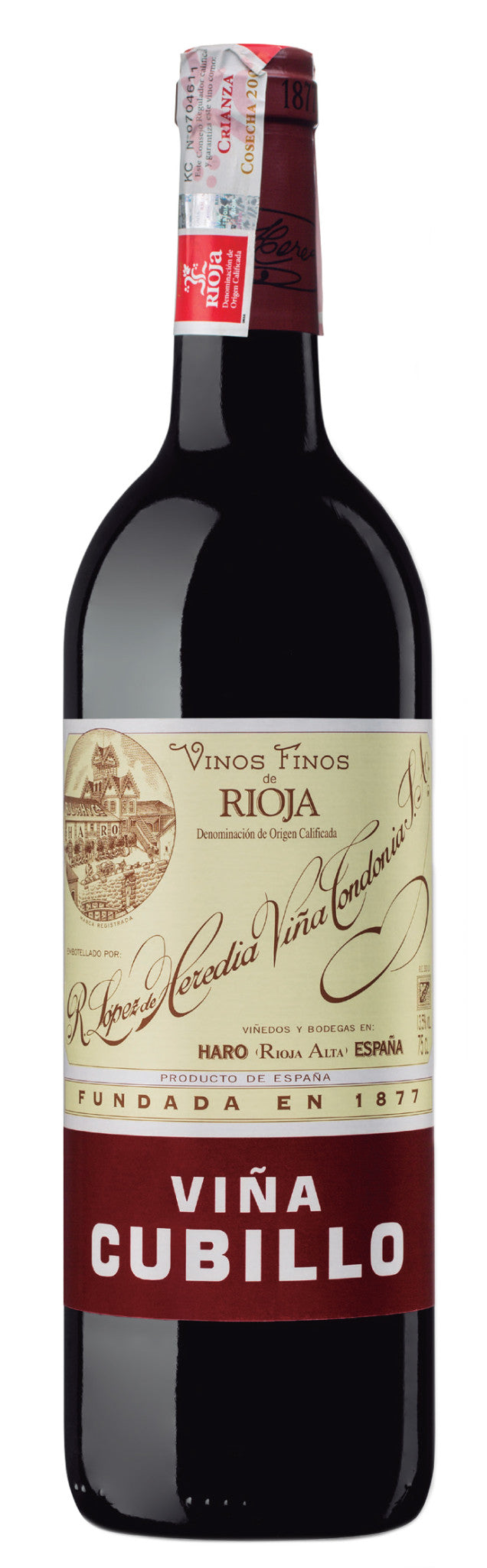 R. Lopez de Heredia Vina Cubillo Crianza 2016