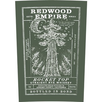 Redwood Empire Rocket Top Rye Whiskey 750mL