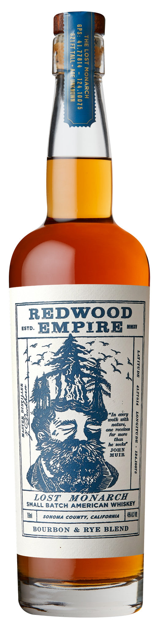 Redwood Empire Lost Monarch Whiskey 750mL