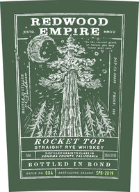 Redwood Empire Rocket Top Rye Whiskey 750mL