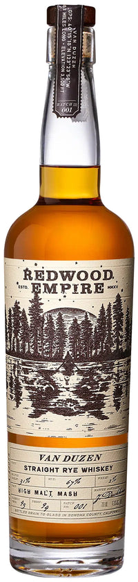 Redwood Empire Van Duzen High Malt Rye 700mL