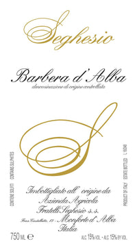 Renzo Seghesio Barbera d'Alba Superiore 2019