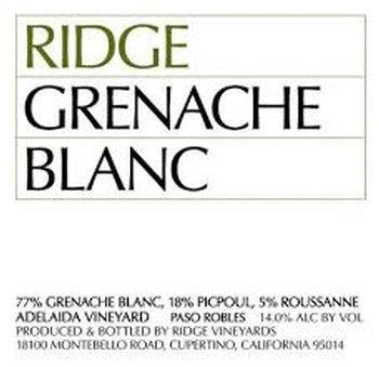 Ridge Grenache Blanc 2022