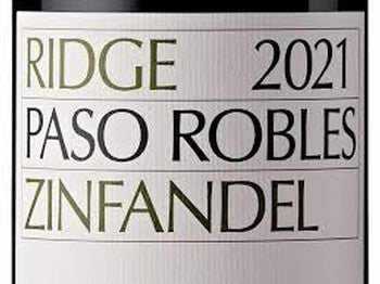Ridge Paso Robles Zinfandel 2021