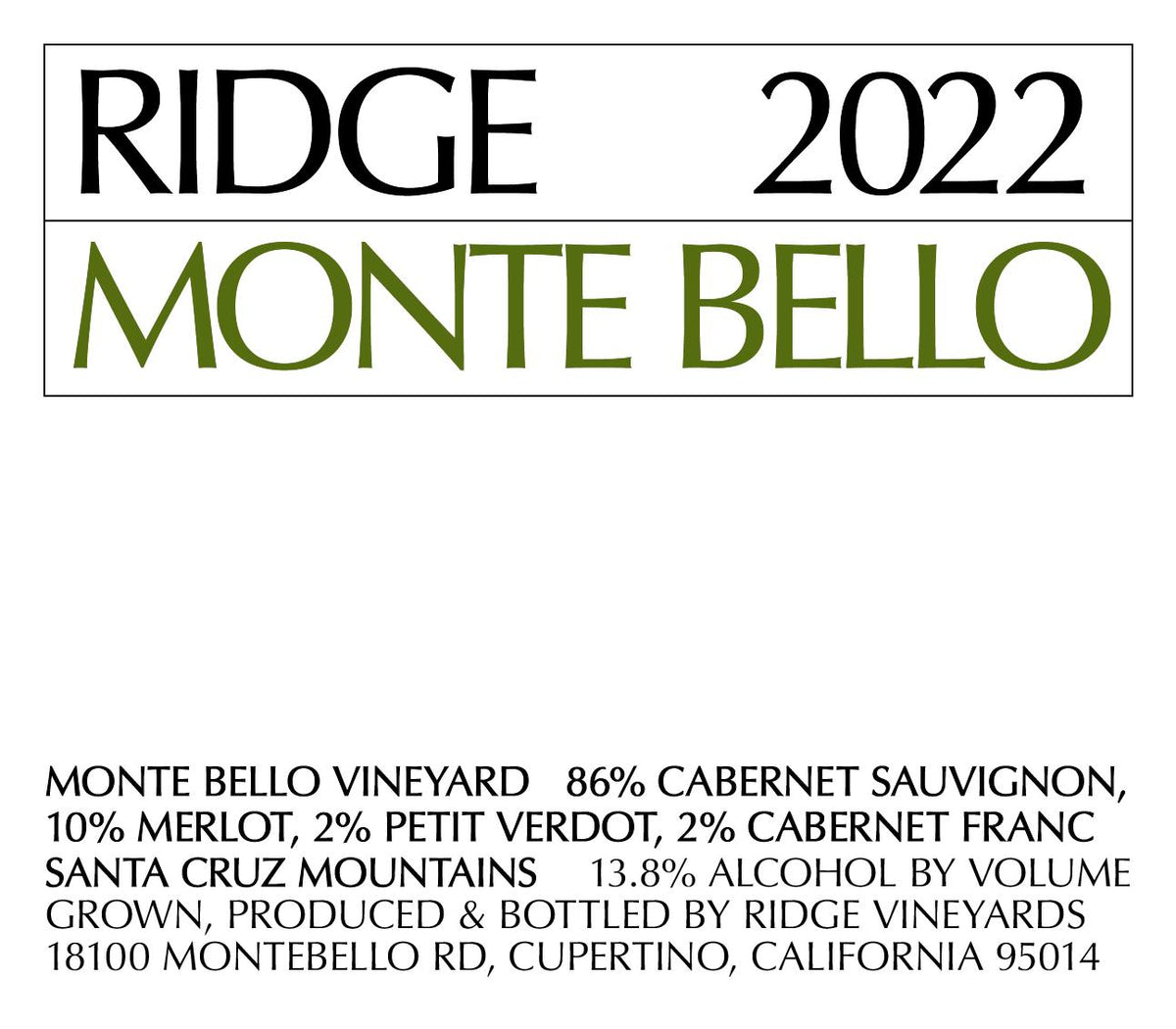 Ridge Lytton Springs Red Blend 2022