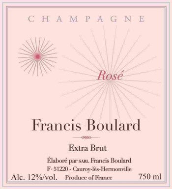 Champagne Francis Boulard Rose de Saignee 2018